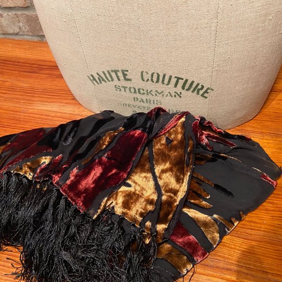 Cut Velvet Scarf - Picture 6 of 6